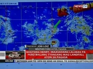 QRT: Bagyong Henry, inaasahang lalakas pa pero walang tyansang mag-landfall ayon sa Pagasa