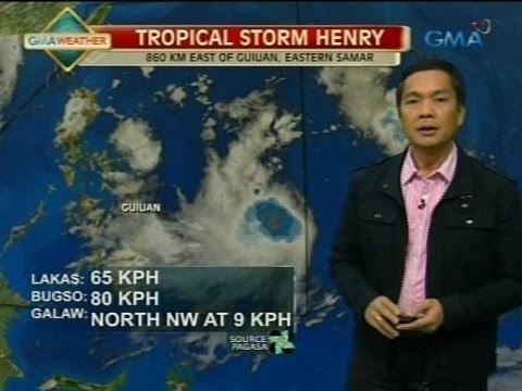 24Oras: Maulang weeekend, asahan dahil sa habagat na hinahatak ng bagyong Henry