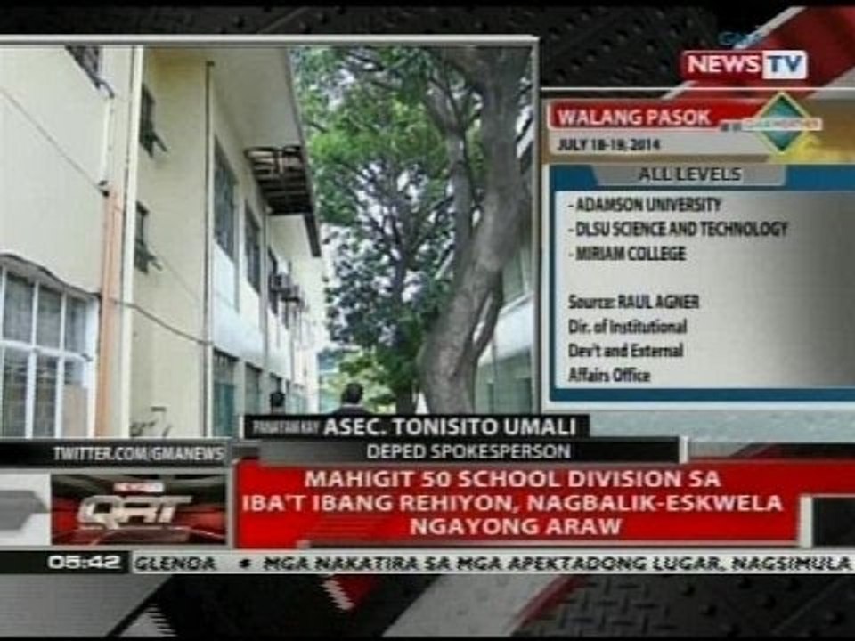 QRT: Panayam kay Asec. Tonisito Umali, DepEd spokesperson