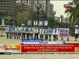 BT: Save the Bay Alliance, nagprotesta kontra sa reclamation projects sa Manila Bay
