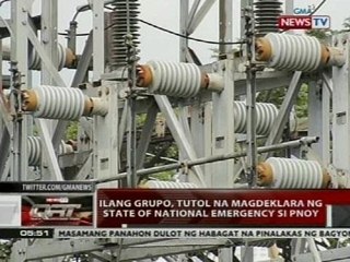 QRT: Ilang grupo, tutol na magdeklara ng state of national emergency si PNoy