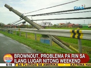 UB: Brownout, problema pa rin sa ilang lugar sa Luzon nitong weekend