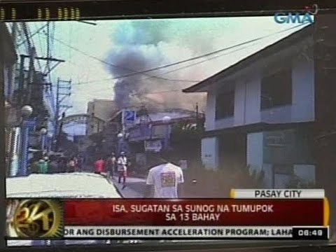 24Oras: Isa, sugatan sa sunog na tumupok sa 13 bahay sa Pasay