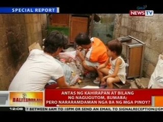 BT: Antas ng kahirapan at bilang ng nagugutom, bumaba