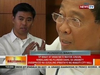 BT: VP Binay at anak na si Mayor Junjun, nireklamo ng plunder