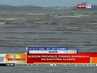 BT: Quezon Province, pinaka-napinsala ng Bagyong Glenda