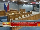 Giit ng kampo ni Sen. Enrile, lehislatura lang ang may kapangyarihan magsuspinde sa miyembro nito