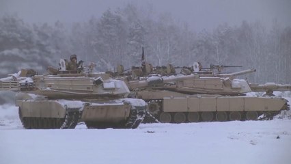 US Army Abrams in Action in Poland