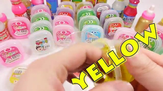 1000 Degree Knife VS Combine Jelly Slime Learn Colors Slime Clay Icecream Toys