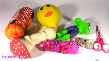 Cutting OPEN Squishy JELLY BEAR! HULK! DUCKY Stress BALL! Kawaii Orange! Butterfly Water SNAKE! FUN