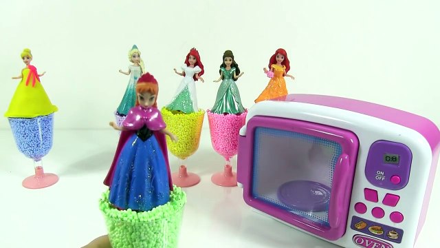 Oyun Hamuru Oyuncak Mikrodalga Fırında Sihirli Elbiseler Disney Prenses Frozen Bebekler