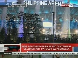 NTVL: Mga delegado para sa INC Centennial Celebration, patuloy ang pagdagsa