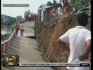 24Oras: Buhawi, nanalasa gitna ng matinding ulan sa Calasiao, Pangasinan