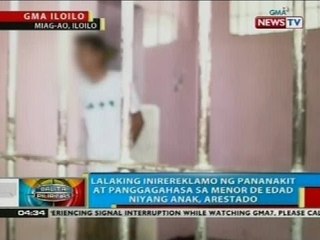 Lalaki sa Iloilo na inirereklamo ng panggagahasa sa menor de edad niyang anak, arestado