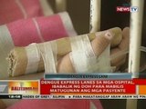 Dengue express lanes sa mga ospital, ibabalik ng DOH para mabilis matugunan ang mga pasyente