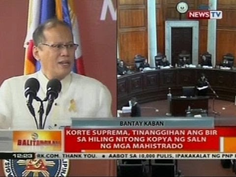 Korte Suprema, tinanggihan ang BIR sa hiling nitong kopya ng SALN ng mga mahistrado