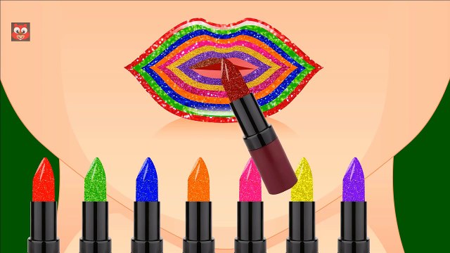 Learn Colors with Color Lipstick Colours to Kids Children Toddlers Baby Learning Video (1)