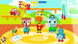 Training Kindergarten for Child with Play Kindergarten Animals - Games for Baby & Kids