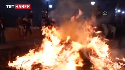 Atlar ateş üstünde "günahlarından arındı"