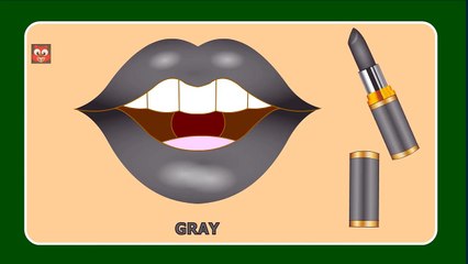 Learn Colors with Lipstick   Colors to Kids Children Toddlers   Kids Learning Videos