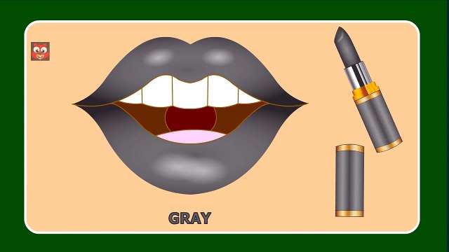 Learn Colors with Lipstick Colors to Kids Children Toddlers Kids Learning Videos
