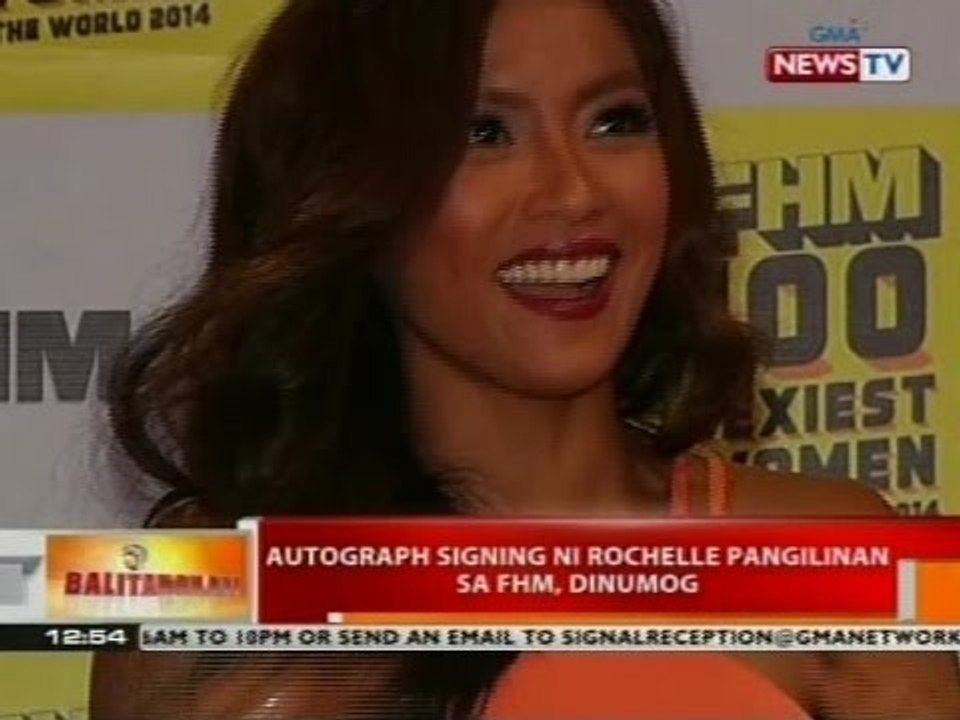 BT: Autograph signing ni Rochelle Pangilinan sa FHM, dinumog