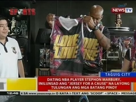 Dating NBA player Stephon Marbury, inilunsad ang 'Jersey for a cause'