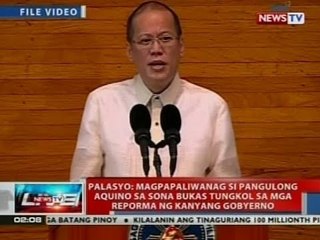 NTVL: Palasyo: Magpapaliwanag si PNoy sa SONA bukas tungkol sa mga reporma ng kanyang gobyerno