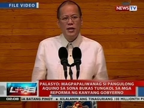 NTVL: Palasyo: Magpapaliwanag si PNoy sa SONA bukas tungkol sa mga reporma ng kanyang gobyerno