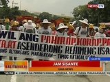 BT: Ilang militanteng grupo, may patikim nang kilos protesta para sa SONA ni PNoy bukas