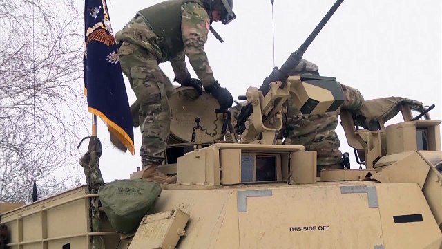 US troops perform drills in Poland