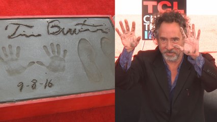 Tim Burton deja su huella en Hollywood