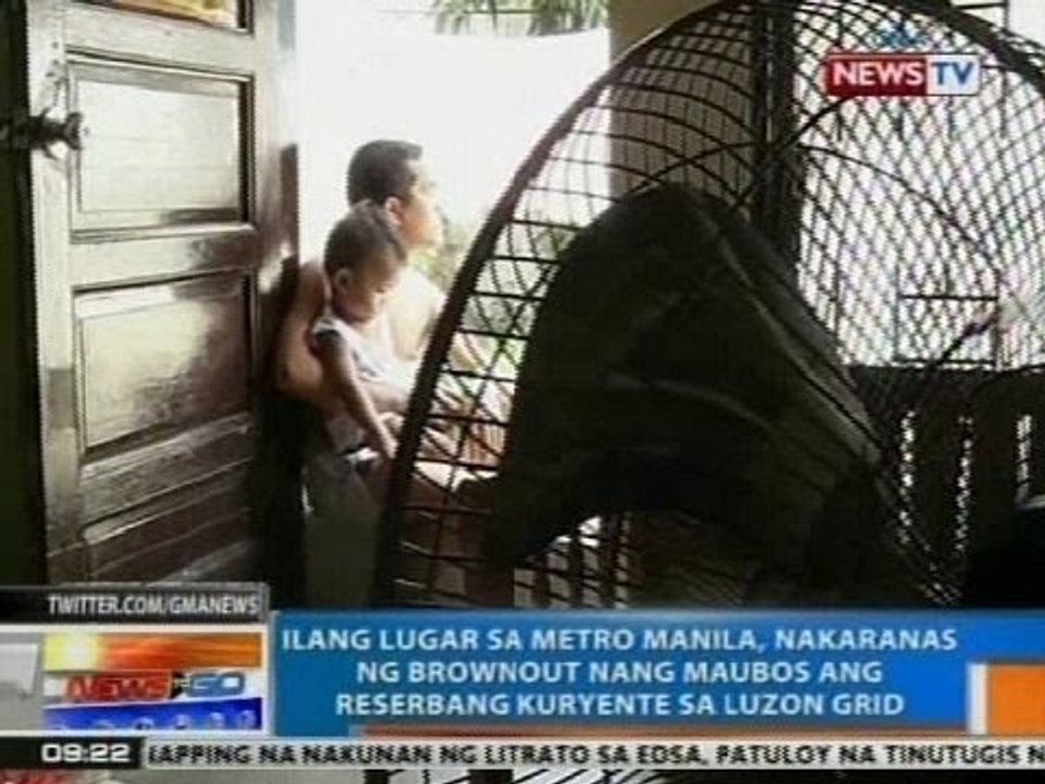NTG: Ilang lugar sa NCR, nakaranas ng brownout nang maubos ang reserbang kuryente sa Luzon grid
