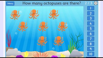 Underwater Counting   Play Baby Games   Educational Games 2017