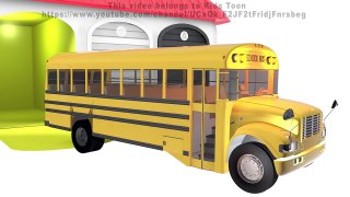 Learn Colors with 3d Buses For Kids Learning Videos