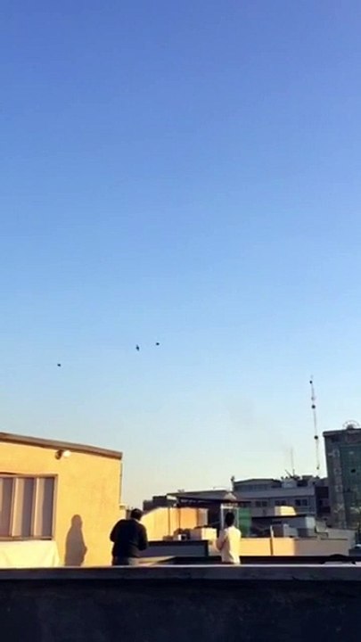 A object in tehran city and attack military the ufo