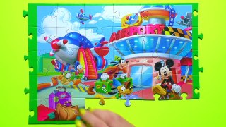 MICKEY MOUSE Long Tale Puzzle Disney Clubhouse Games Rompecabezas Kids Learning Toys