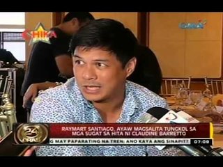 24 Oras: Raymart Santiago, ayaw magsalita tungkol sa mga sugat sa hita ni Claudine Barretto