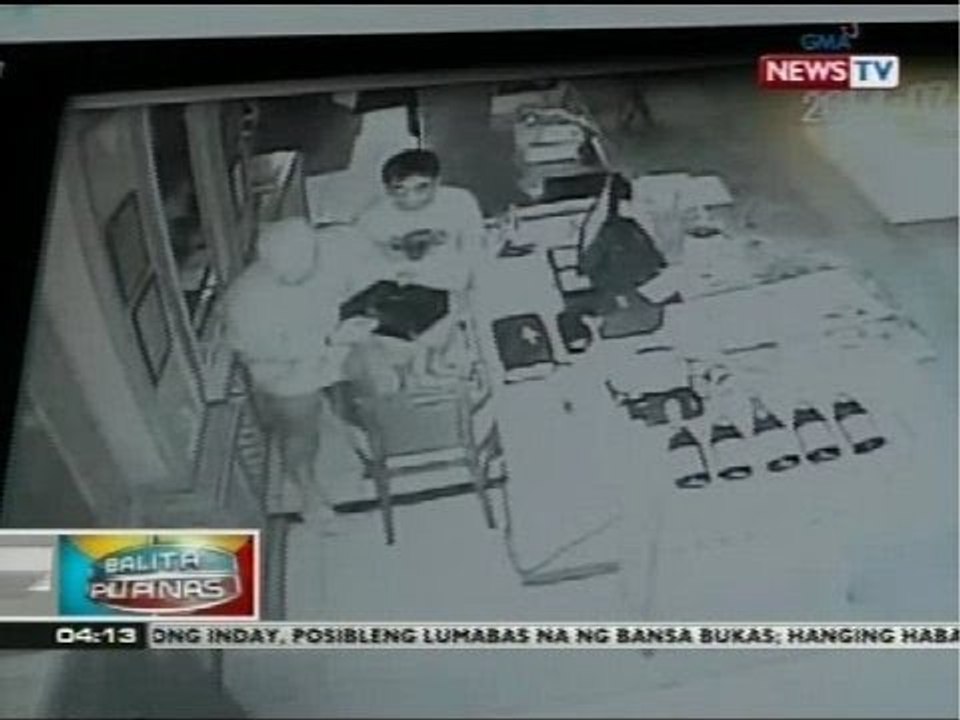 BP: Panloloob sa isang restaurant sa Cebu City, na-hulicam