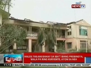 NTVL: NEA: Halos 700k bahay sa iba't ibang probinsya, wala pa ring kuryente