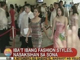 UB: Iba't ibang fashion styles, nasaksihan sa SONA ni PNoy kahapon