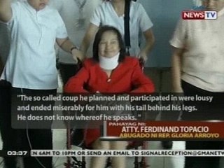 NTVL: Atty. Topacio, umalma sa banat ni Trillanes ukol sa isa umanong planong kudeta