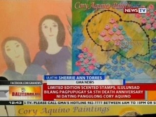 Scented stamps, ilulunsad bilang pagpupugay sa 5th death anniversary ni Cory Aquino