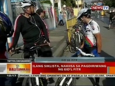 BT: Ilang siklista, nakiisa sa pagdiriwang ng Eid'l Fitr