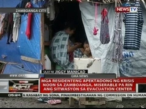 Mga residenteng apektado ng krisis noon sa Zamboanga, miserable pa rin ang sitwasyon