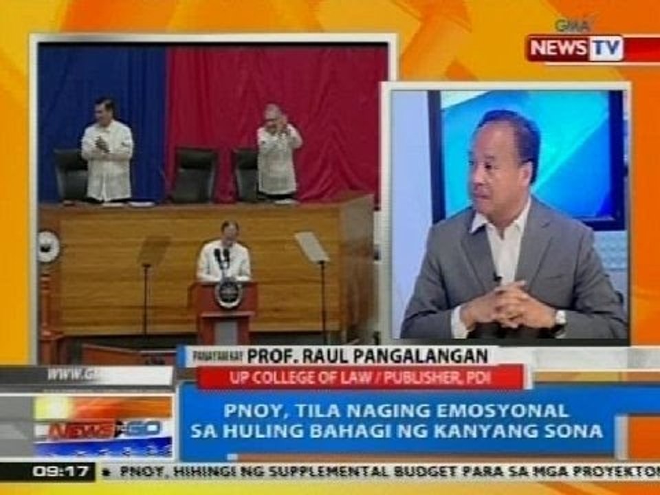 NTG: Panayam kay Prof. Raul Pangalangan ng UP College of Law/Publisher, PDI