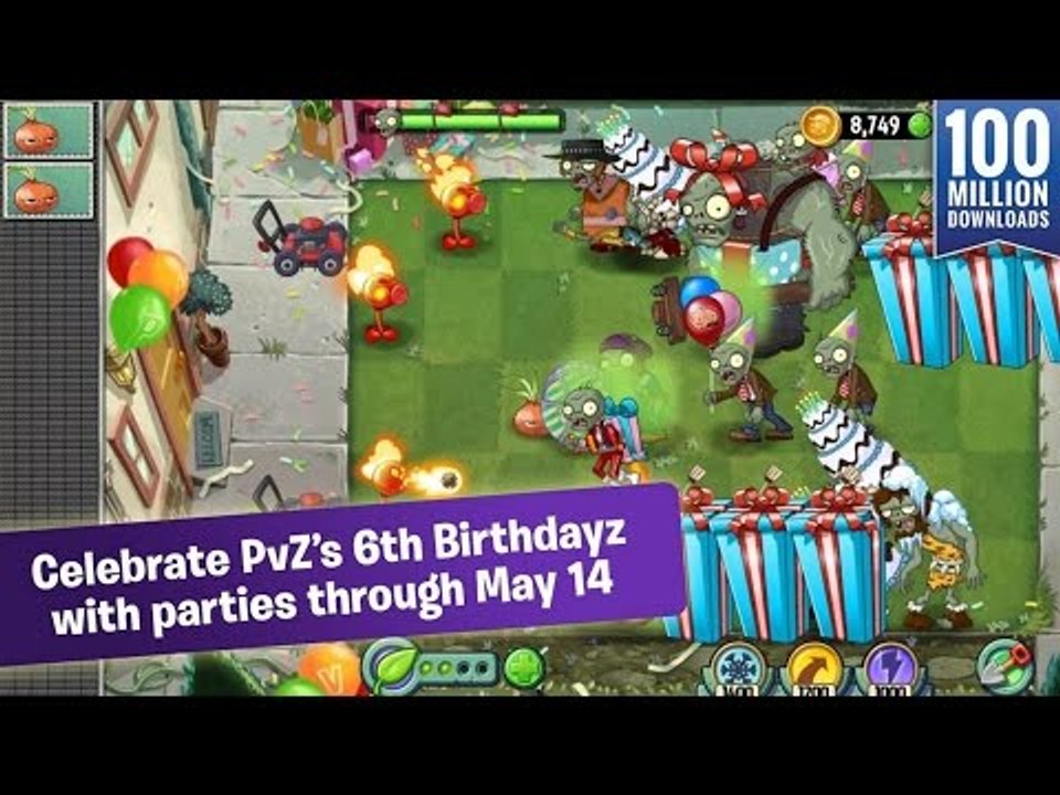 Plants vs. Zombies 2_6 Years Party NEW PLANTS! NEW ZOMBIES!
