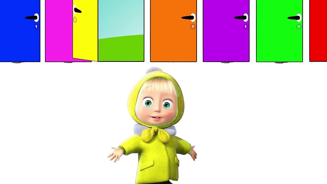 Learn Color With Masha And The Bear Nursery Rhymes for Kids and Children Masha and Bear 20