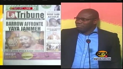 Revue De Presse D’Ahmed Aidara Sentv Du 17 janvier 2017