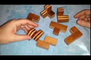 Solution for Soma Cube from Puzzle Master Wood Puzzles